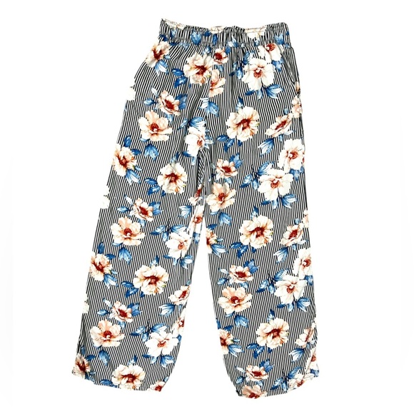 Joe B Vibrant Floral and Stripe Wide Leg Pants - Picture 4 of 9